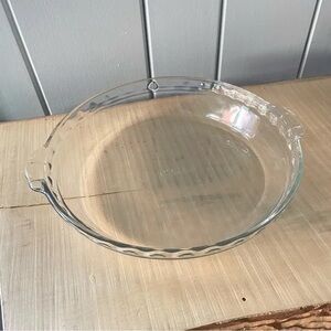 Pyrex Clear Glass Pie Dish